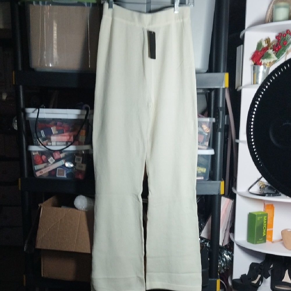 Fashion Nova Off-White Joggers